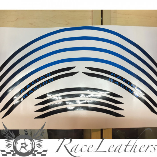 RS Wheel Stripes Black Blue