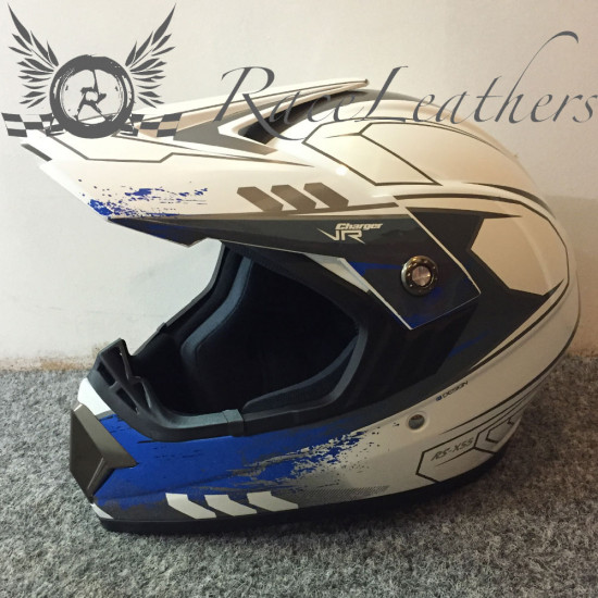 Viper RSX55 White Blue Helmet 