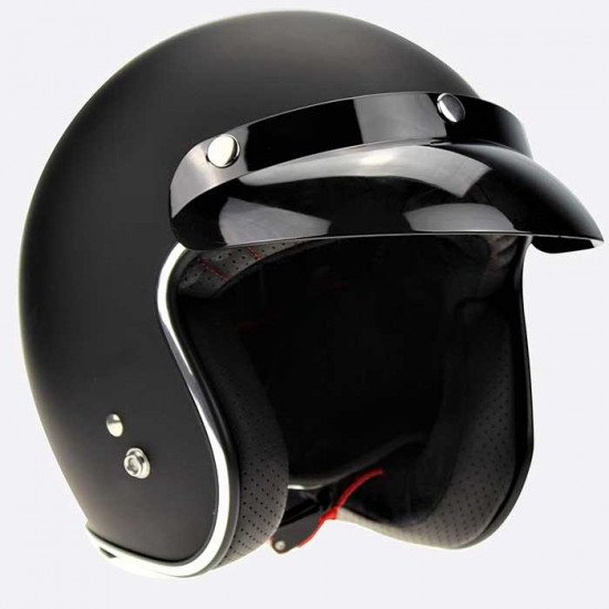 Viper RS05 Slim Matt Black Open Face Helmets - SKU A130MattBlackXS from RaceLeathers Motorcycle Clothing