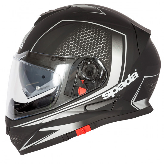 SPADA RP-ONE RENEGADE WHITE/SILVER X-SMALL HELMET Full Face Helmets - SKU 0752467