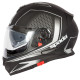 SPADA RP-ONE RENEGADE WHITE/SILVER X-SMALL HELMET