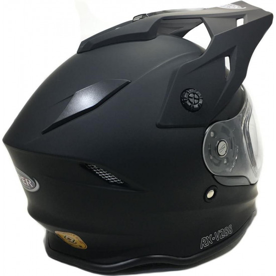 Viper RXV288 Matt Black Full Face Helmets - SKU A198MattBlackXS