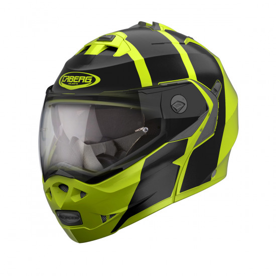 Caberg Duke II Impact Yellow Flip Front Motorcycle Helmets - SKU 0121621