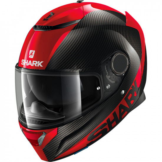 Shark Spartan Carbon Skin Red Free Dark Visor