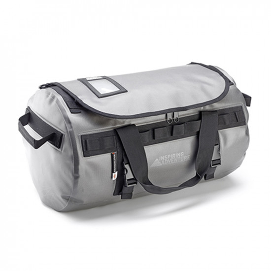 Kappa Racer range Water Resistant Tail Bag 45 L Silver Motorcycle Luggage - SKU K-RAW409