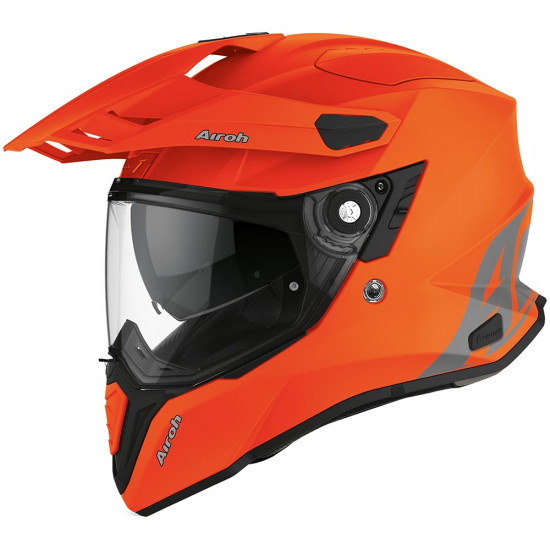 Airoh Commander Matt Orange Fluo Full Face Helmets - SKU ARH102L
