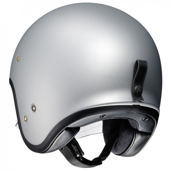 Shoei J.O. Matt Light Silver Open Face Helmets - SKU 0162365