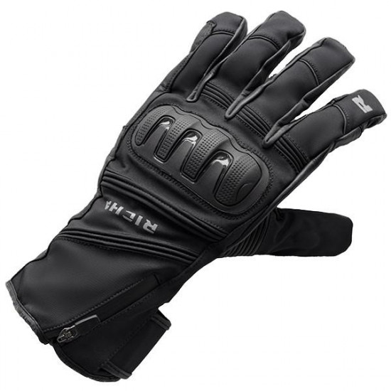 Richa Baltic Evo 2 Glove Black Mens Motorcycle Gloves - SKU 081/BALEV2/BK/02