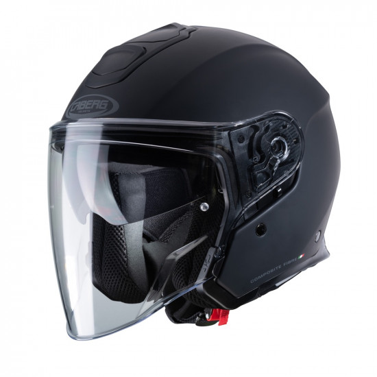 CABERG FLYON MATT BLACK X-SMALL HELMET Open Face Helmets - SKU 0764293