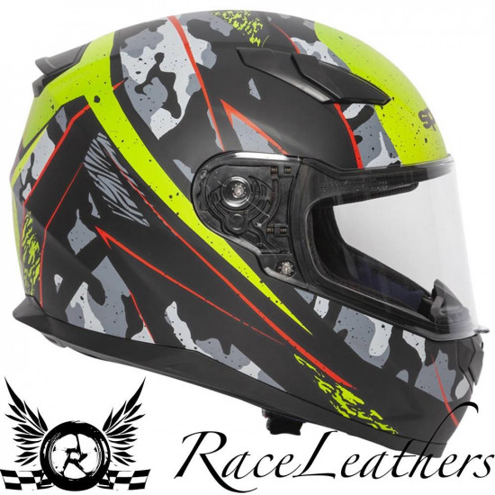 Spada Raiden Camo Yellow Helmet