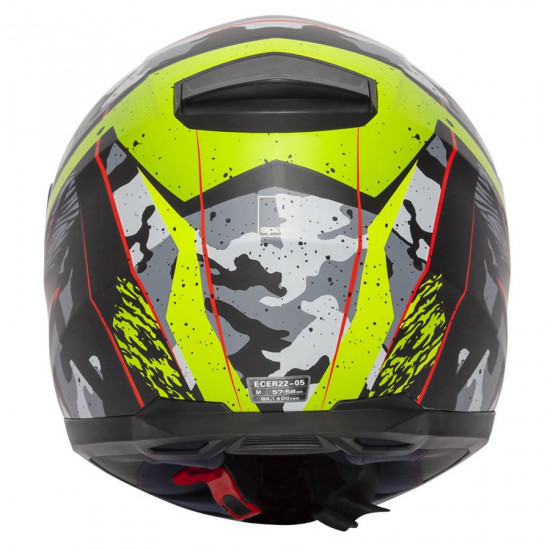 Spada Raiden Camo Yellow Helmet