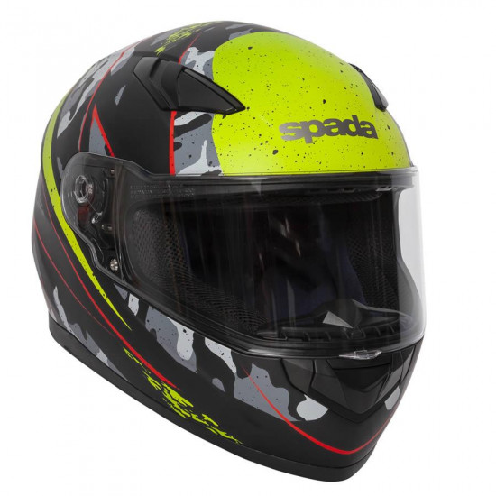 Spada Raiden Camo Yellow Helmet Full Face Helmets - SKU 0766655