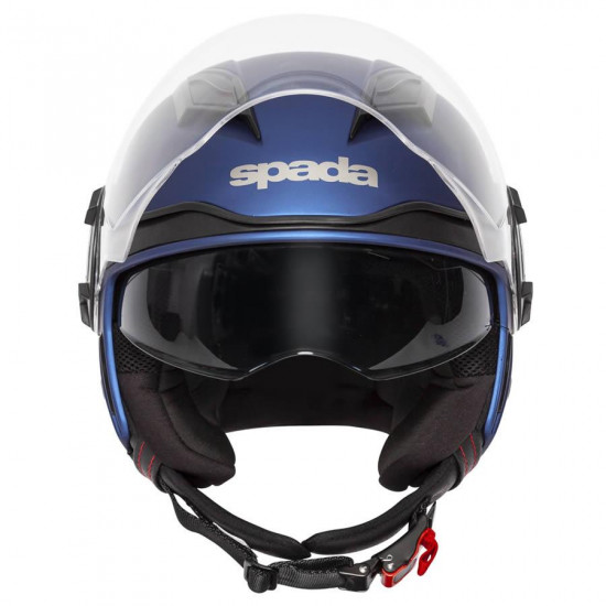 SPADA LYCAN MATT BLUE X-SMALL HELMET Open Face Helmets - SKU 0762282