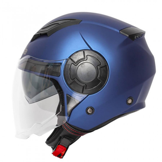 SPADA LYCAN MATT BLUE X-SMALL HELMET Open Face Helmets - SKU 0762282