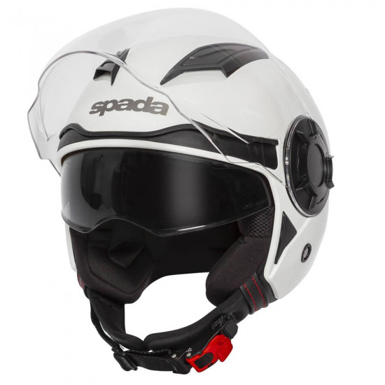 SPADA LYCAN WHITE X-SMALL HELMET Open Face Helmets - SKU 0762336