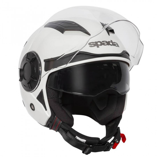 SPADA LYCAN WHITE X-SMALL HELMET Open Face Helmets - SKU 0762336