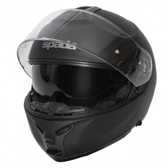 SPADA ORION MATT BLACK X-SMALL HELMET Flip Front Motorcycle Helmets - SKU 0762633