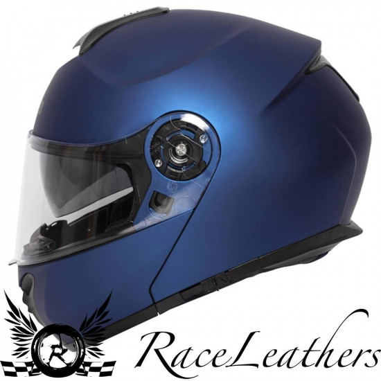 SPADA ORION MATT BLUE X-SMALL HELMET Flip Front Motorcycle Helmets - SKU 0762688