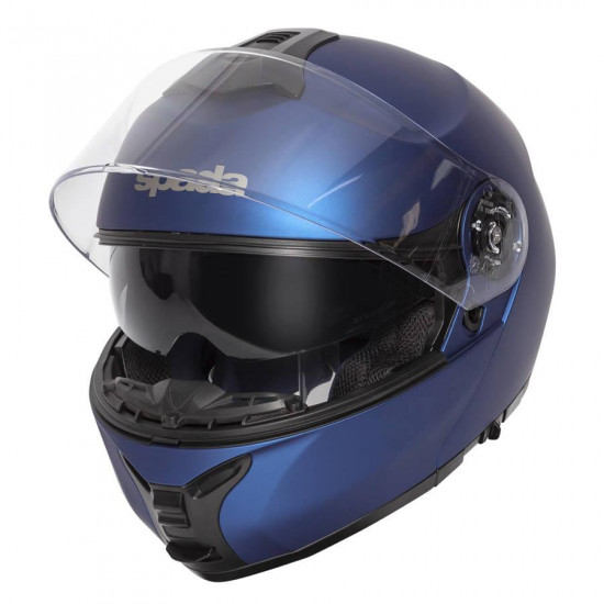 SPADA ORION MATT BLUE X-SMALL HELMET Flip Front Motorcycle Helmets - SKU 0762688