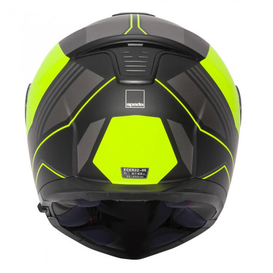 SPADA ORION WHIP MATT BLACK/FLOX-SMALL HELMET Flip Front Motorcycle Helmets - SKU 0762787