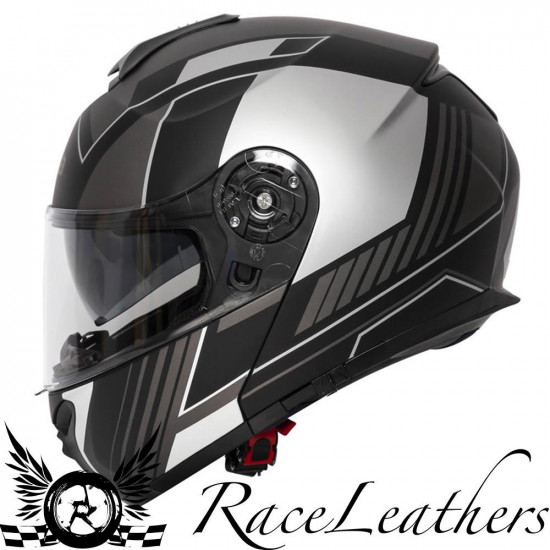 SPADA ORION WHIP MATT BLACK/SILVERX-SMALL HELMET