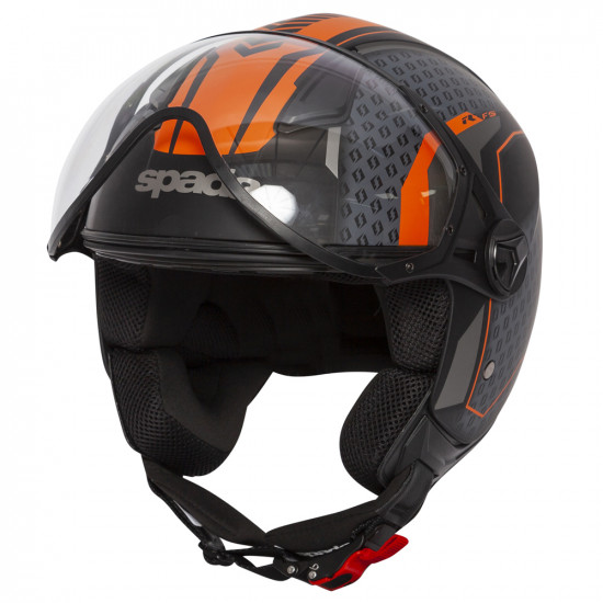 SPADA HELLION ARROW BLK/ORANGE X-SMALL HELMET