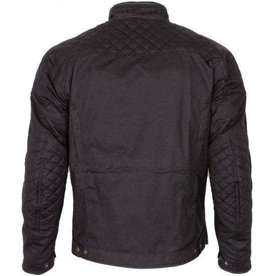 Merlin Yoxall II 2 Black Wax Cotton Waterproof Jacket Mens Motorcycle Jackets - SKU MWP141/BLK/2XL