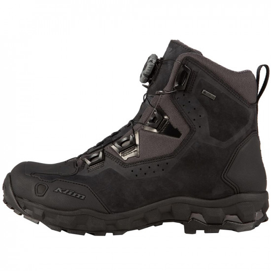 Klim Outlander GTX Stealth Black Mens Motorcycle Touring Boots - SKU 3926-001-010-001