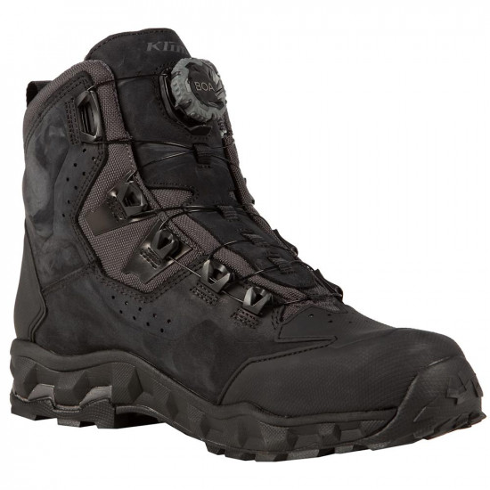 Klim Outlander GTX Stealth Black Mens Motorcycle Touring Boots - SKU 3926-001-010-001