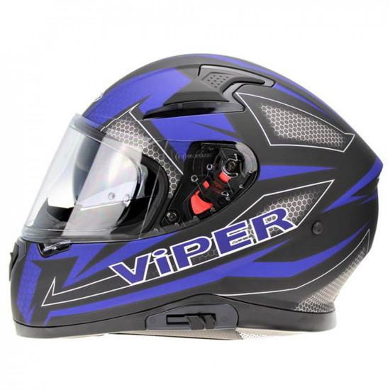 Viper RSV95 Spirit Blue Matt Full Face Helmets - SKU A225SpiritBlueMattXS