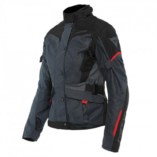 Dainese Tempest 3 D-Dry Lady Jacket Black Red Ladies Motorcycle Jackets - SKU 913/265464280E38