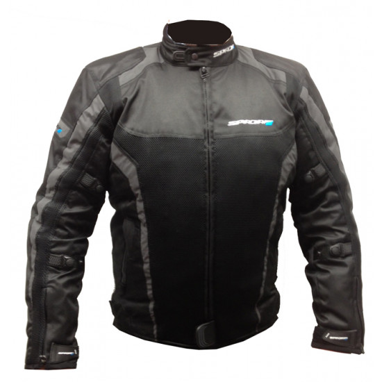 SPADA CORSA GP AIR JACKET BLACK/GREY SMALL* Mens Motorcycle Jackets - SKU 0532106