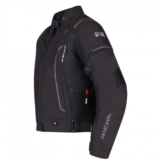 Richa Airstream 3 Black Jacket Mens Motorcycle Jackets - SKU 082/AIRST3/BK/02