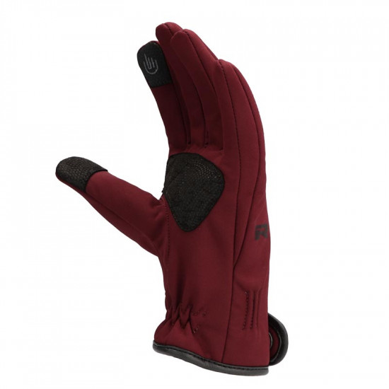 Richa Scoot Softshell Lady Burgundy Gloves Ladies Motorcycle Gloves - SKU 081/SCOOTS/BU/01