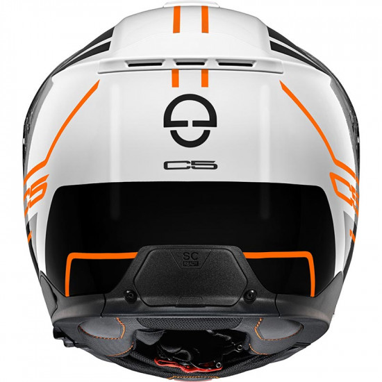 Schuberth C5 Master Orange Flip Front Motorcycle Helmets - SKU 910C5MAOR53