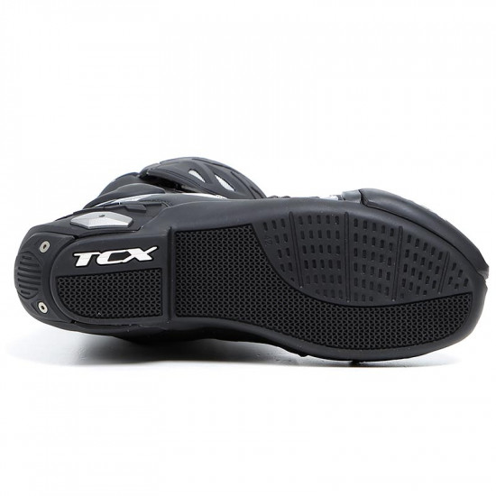 TCX RT-Race Black White Grey Mens Motorcycle Racing Boots - SKU 130/7669/NBG/38