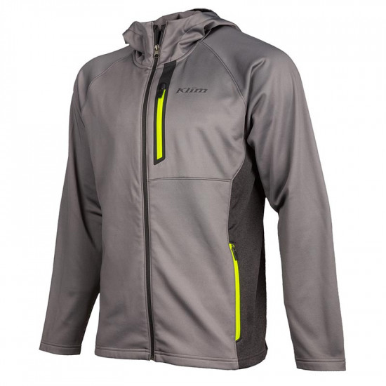 Klim Alpha Hoodie Grey - Hi-Vis Casual Wear - SKU 6042-001-160-600