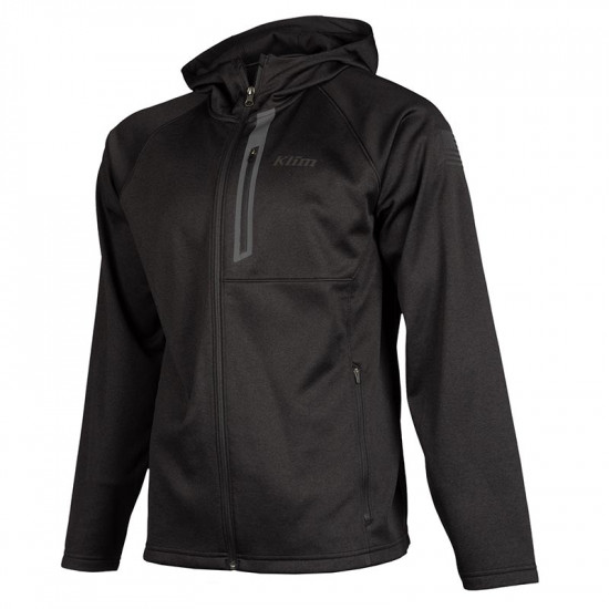 Klim Alpha Hoodie Stealth Black Casual Wear - SKU 6042-001-160-000