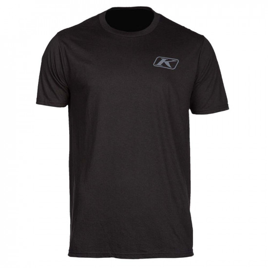 Klim Run Your Engine Short Sleeve T Black - High Risk Red Casual Wear - SKU 3777-000-160-007