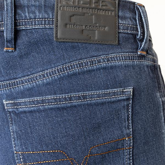 RIcha Carter Jeans Stonewash Grey Motorcycle Jeans - SKU 082/CARTER/SW/30