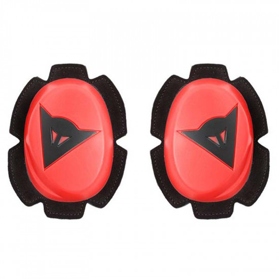 Dainese Pista Knee Slider 779 Fluo-Red Black Clothing Accessories - SKU 917/1876166779