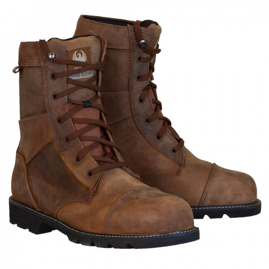 Merlin Bandit D3O Leather WP Boots Brown