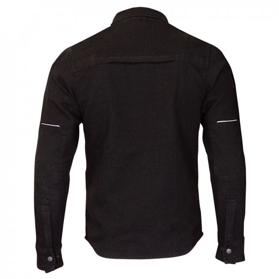 Merlin Porta D3O Canvas Riding Shirt S/Layer Black Mens Motorcycle Jackets - SKU MCP047/BLK/SML