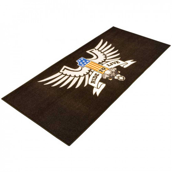 Biketek Series 3 American Eagle Live To Ride Garage Mat