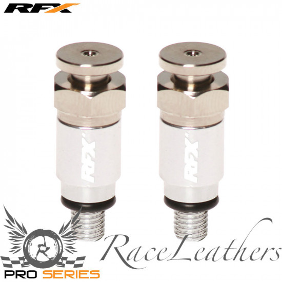 RFX Silver Fork Bleeders MX / Enduro Bike Accessories - SKU FXFB 101M5 99SV
