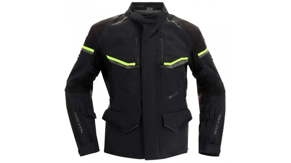 Richa Atlantic 2 GTX Jacket Black Yel Black Yellow