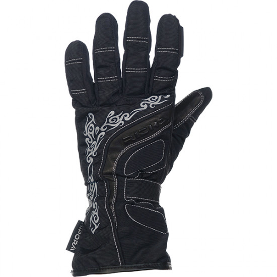 Richa Elegance Ladies Waterproof Gloves Black Grey Ladies Motorcycle Gloves - SKU 081/ELEG/BK/L01
