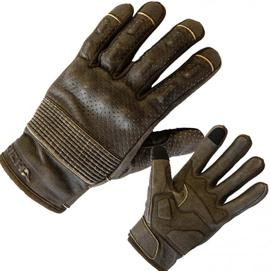 Richa Triton Glove Brown Mens Motorcycle Gloves - SKU 081/TRITON/BR/02