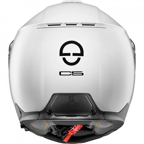 Schuberth C5 Gloss White Flip Front Motorcycle Helmets - SKU 910C5GW53