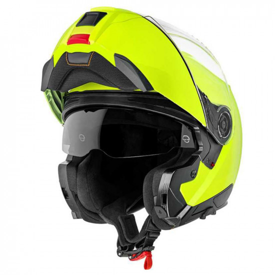 Schuberth Helmet C5 Fluo Yellow Flip Front Motorcycle Helmets - SKU 910C5FY53